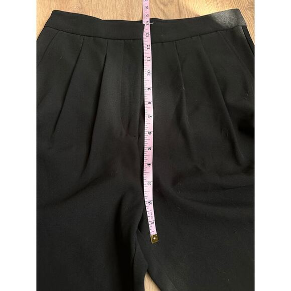 Generation Love Jenise High Rise Pleated Cropped Crepe Pants size 2 Black - Picture 9 of 10